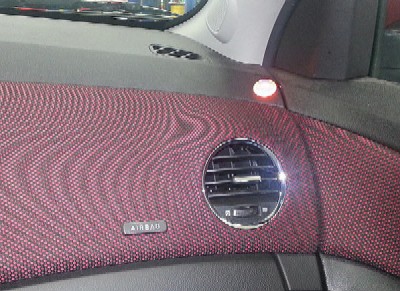 testing an aftermarket car blind-spot warning system